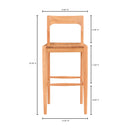 Owing Barstool Natural Oak