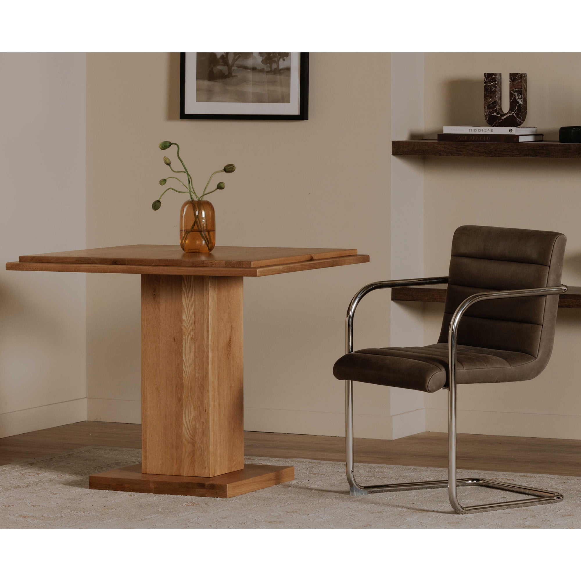 May Cafe Table Natural Oak