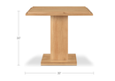 May Cafe Table Natural Oak