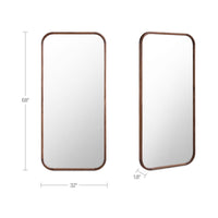 Kai Floor Mirror Walnut