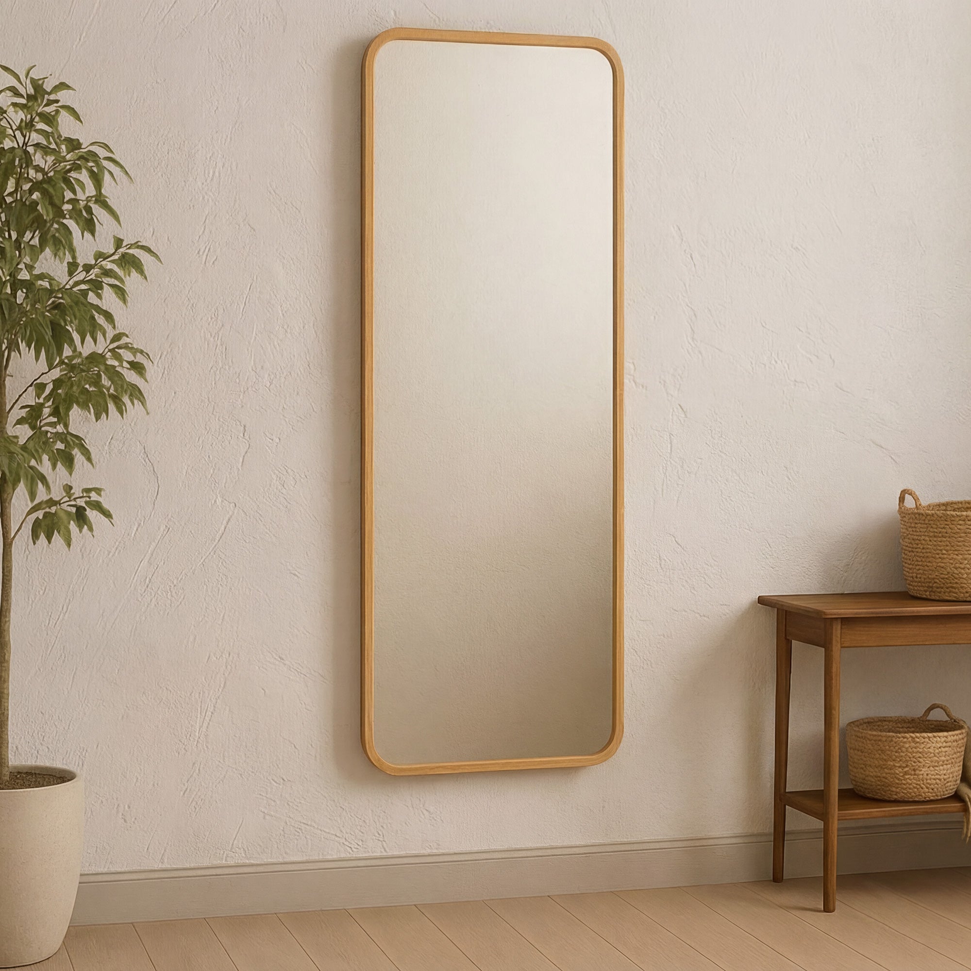 Kai Floor Mirror Oak