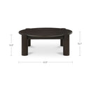 Jack Coffee Table Brushed Dark Brown