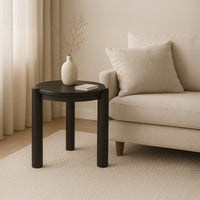 Jack Side Table Brushed Dark Brown