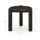 Jack Side Table Brushed Dark Brown