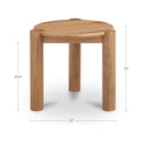 Jack Side Table Brushed Natural Oak