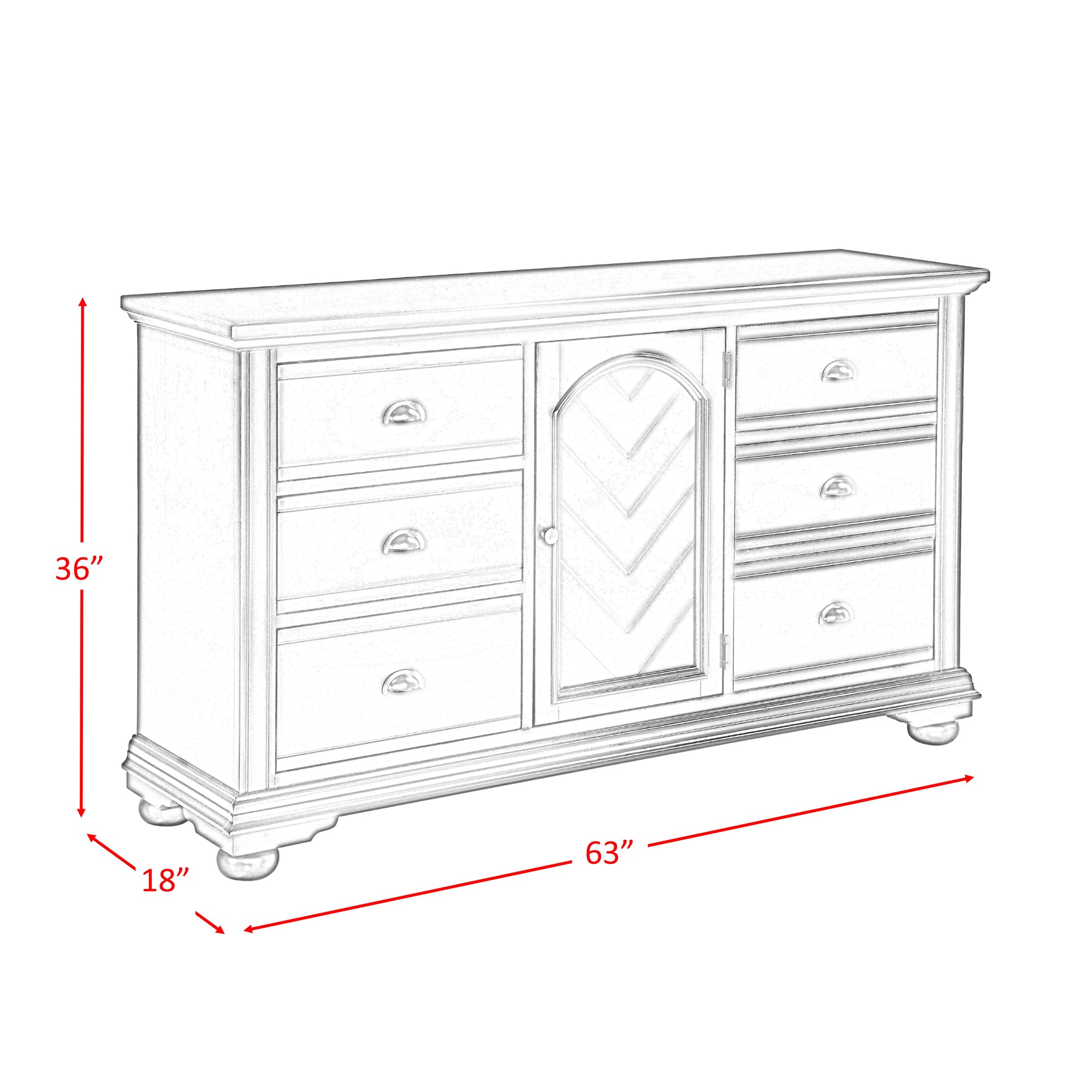 Brook-White-Dresser
