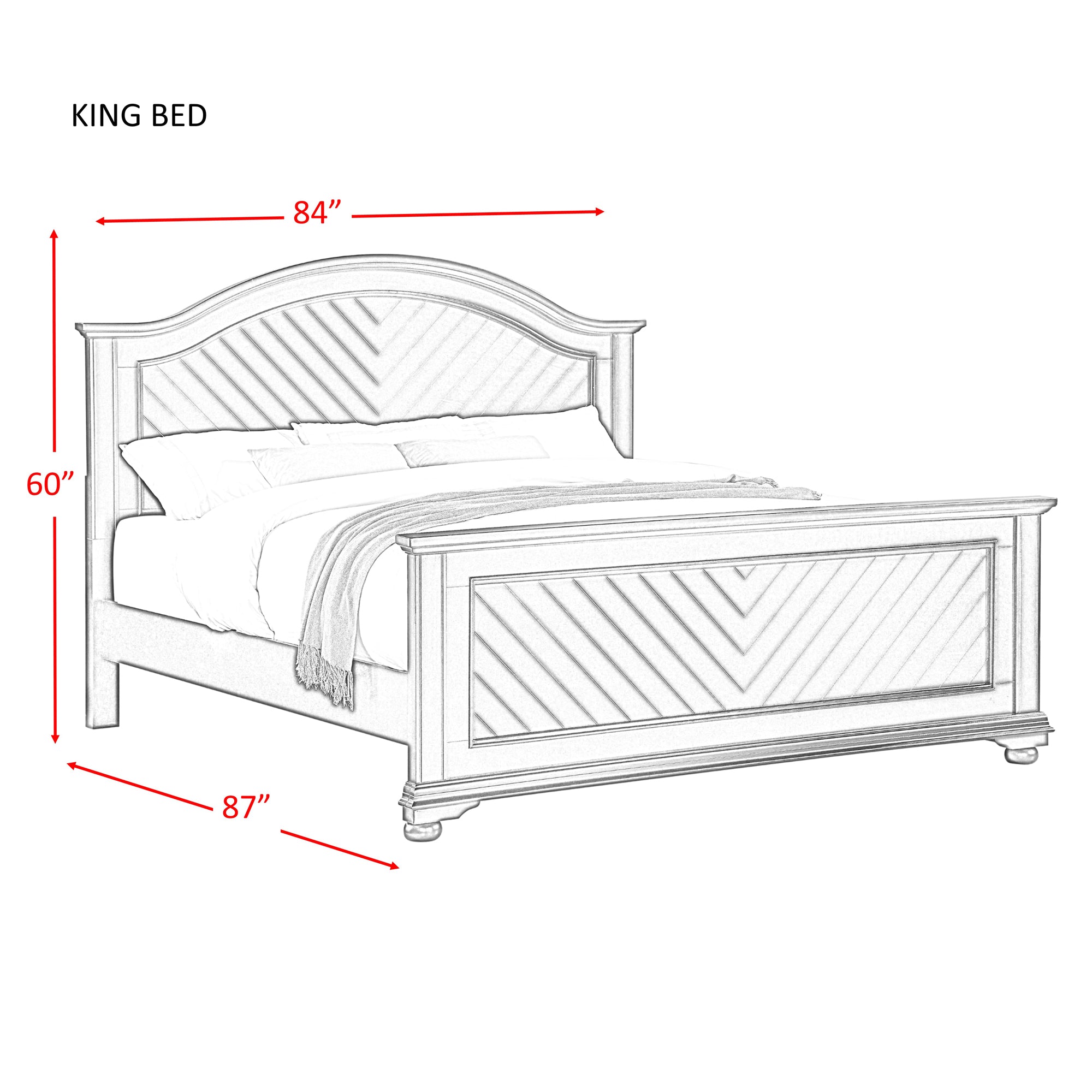 Brook-White-King-Panel-4-PC-Bedroom-Set