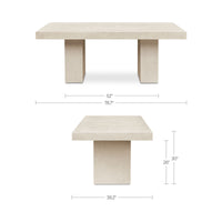 Antonius Outdoor Dining Table Terrazzo