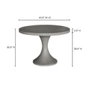 Isadora Outdoor Dining Table Grey