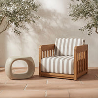 Albers Outdoor Stool Cream