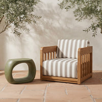 Albers Outdoor Stool Green