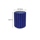 Taffy Accent Table Navy Blue