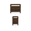 Windsor Nightstand Dark Brown
