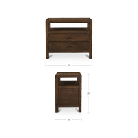Windsor Nightstand Dark Brown