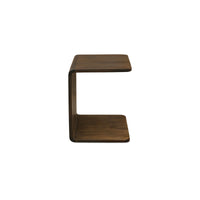Carrie Side Table Dark Brown