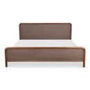 Rye King Bed Warm Brown