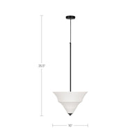 Corrina Pendant Lamp Small White