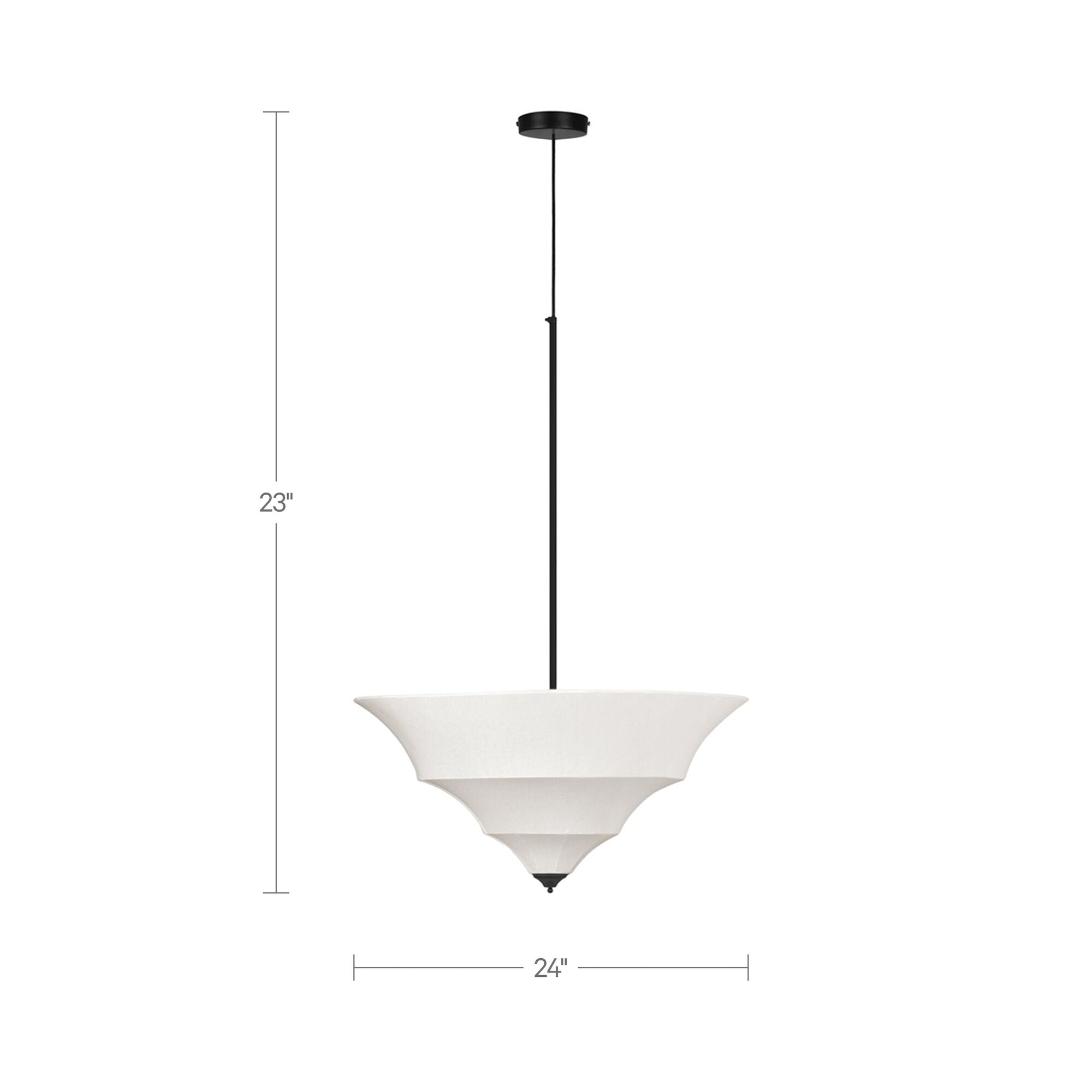 Corrina Pendant Lamp Large White