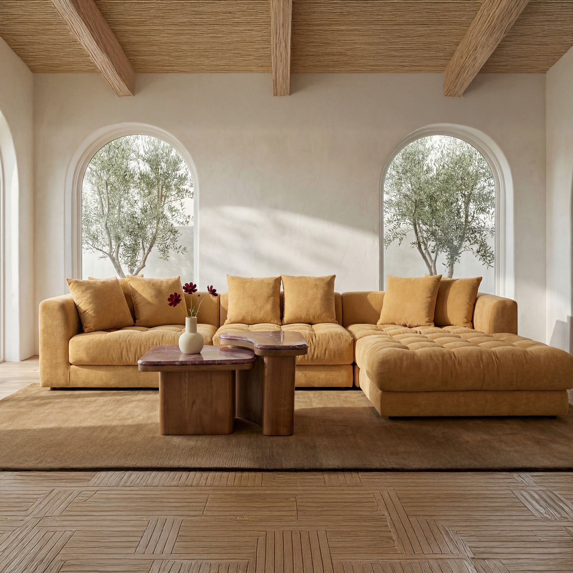 Abi Nesting Coffee Table Levante Marble