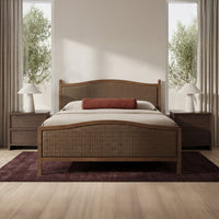 Eve Queen Bed Brown