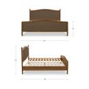 Eve Queen Bed Brown