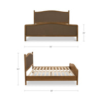 Eve Queen Bed Brown