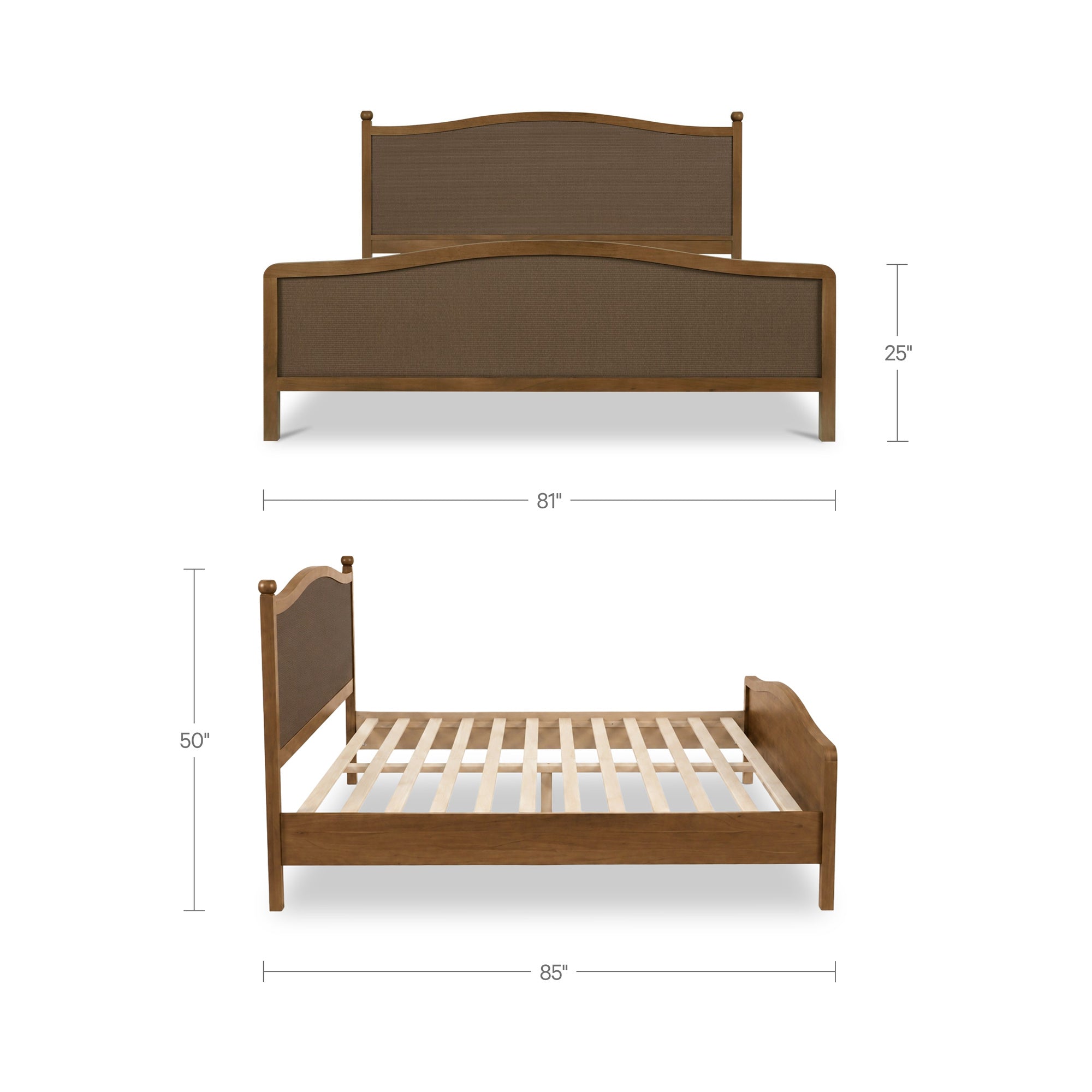 Eve King Bed Brown