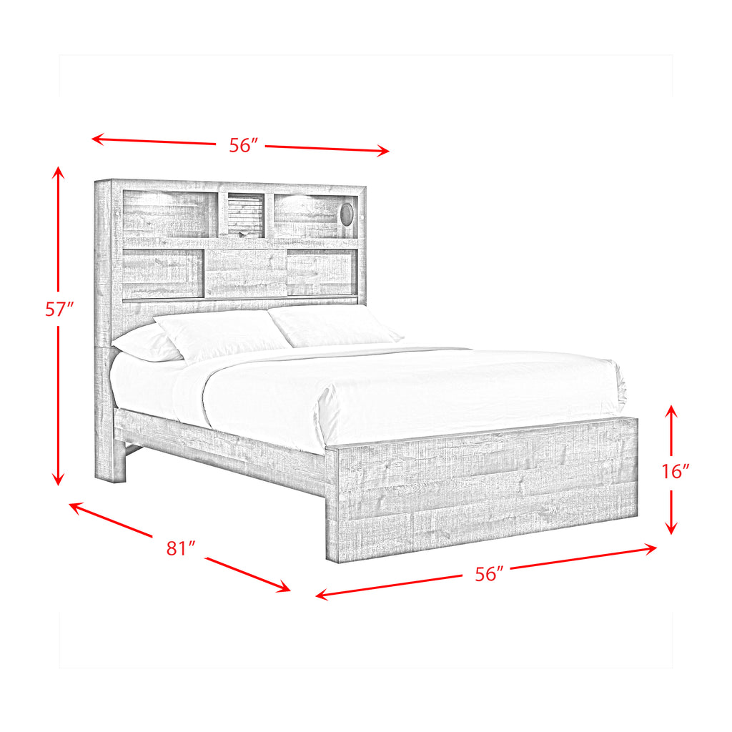 Bailey-Full-Bookcase-Panel-6PC-Bedroom-Set-with-Bluetooth