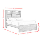 Bailey-Full-Bookcase-Panel-3PC-Bedroom-Set-with-Bluetooth