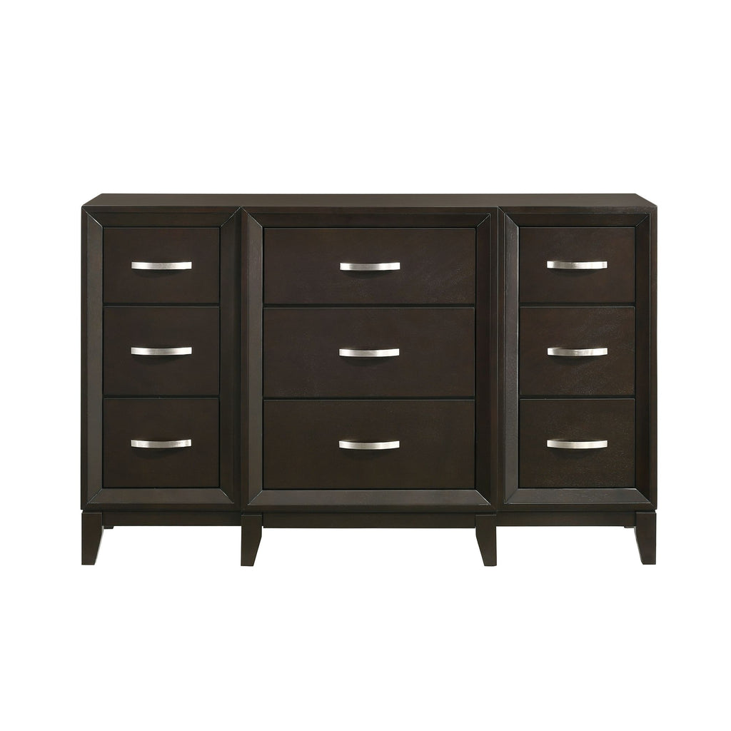 Beaumont-9-Drawer-Dresser-in-Merlot