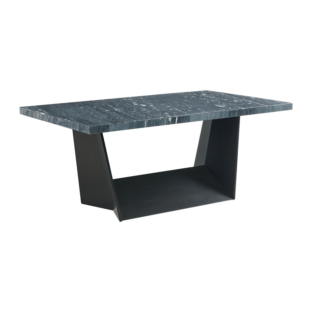 Beckley-5PC-Dining-Set-in-Dark---Table-&-Four-Meridian-Grey-Chairs