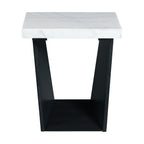 Beckley-End-Table-Complete--in-White-Marble-Top