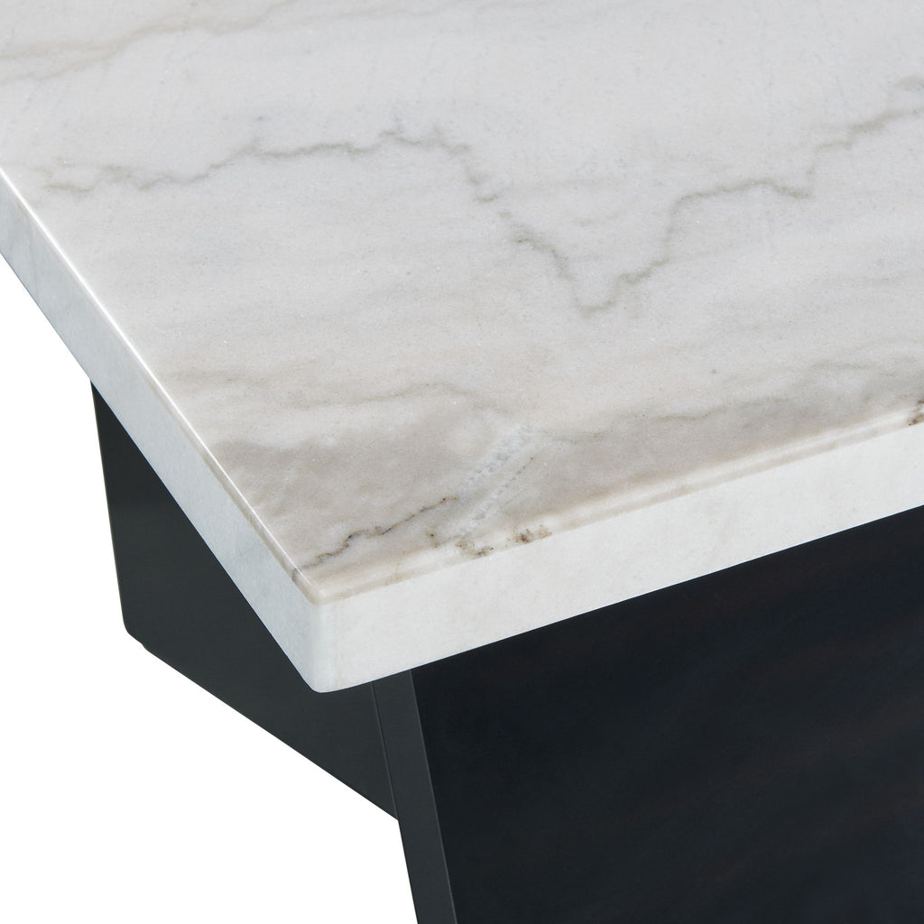 Beckley-End-Table-Complete--in-White-Marble-Top