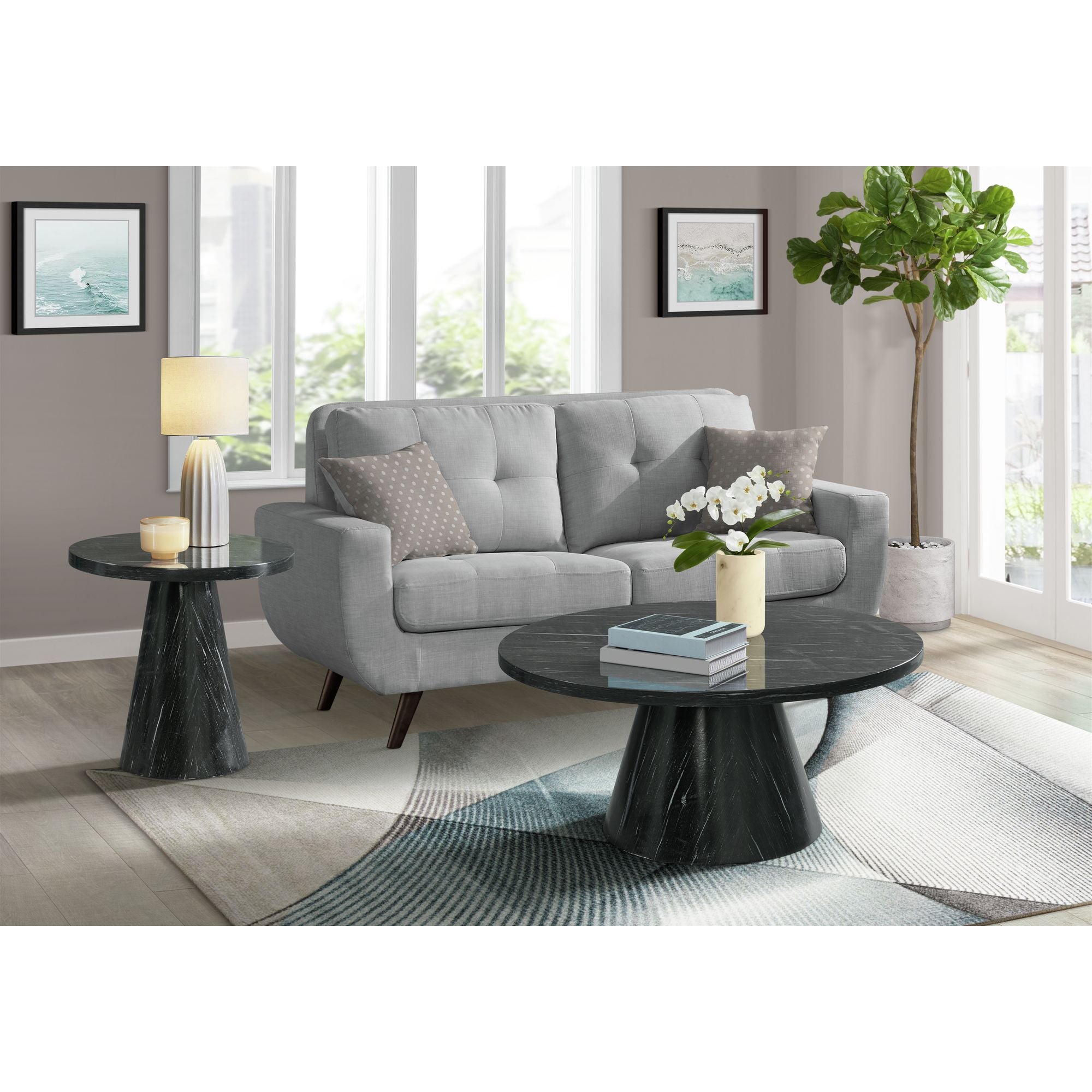Bellini-Round-Occasional-Coffee-Table-Complete-in-Grey