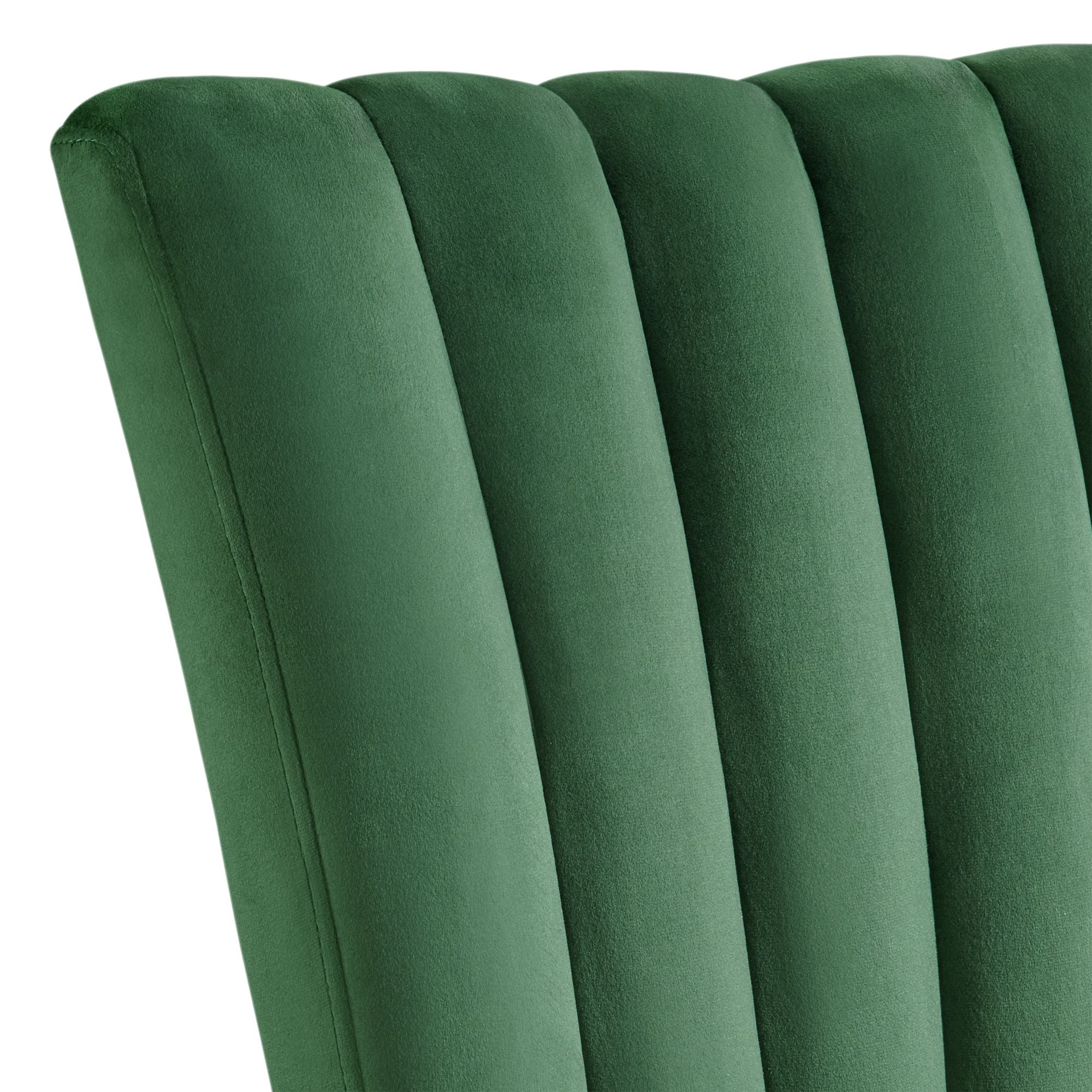 Bellini-5PC-Dining-Set-in-White-Rectangle-Table-&-Four-Emerald-Velvet-Chairs