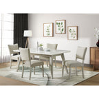 Bette-Dining-Table-w/white-marble-top-in-White