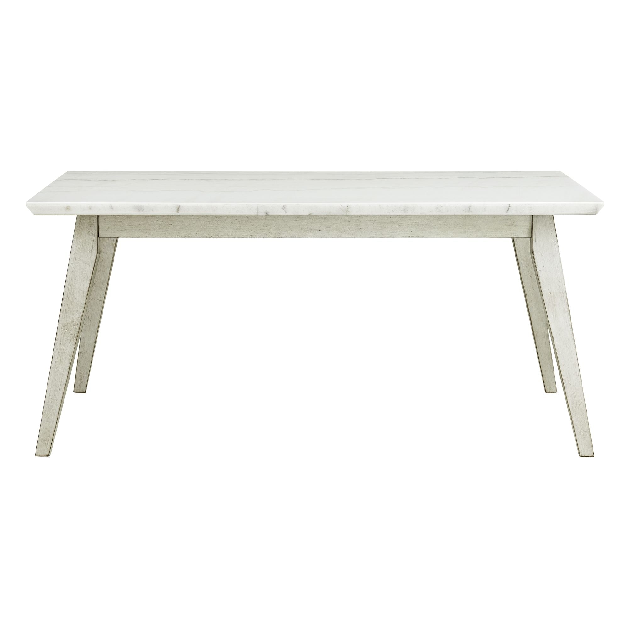 Bette-Dining-Table-w/white-marble-top-in-White