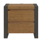Breckenridge-2-Drawer-Nightstand-with-LED-&-USB-in-Oak-&-Black