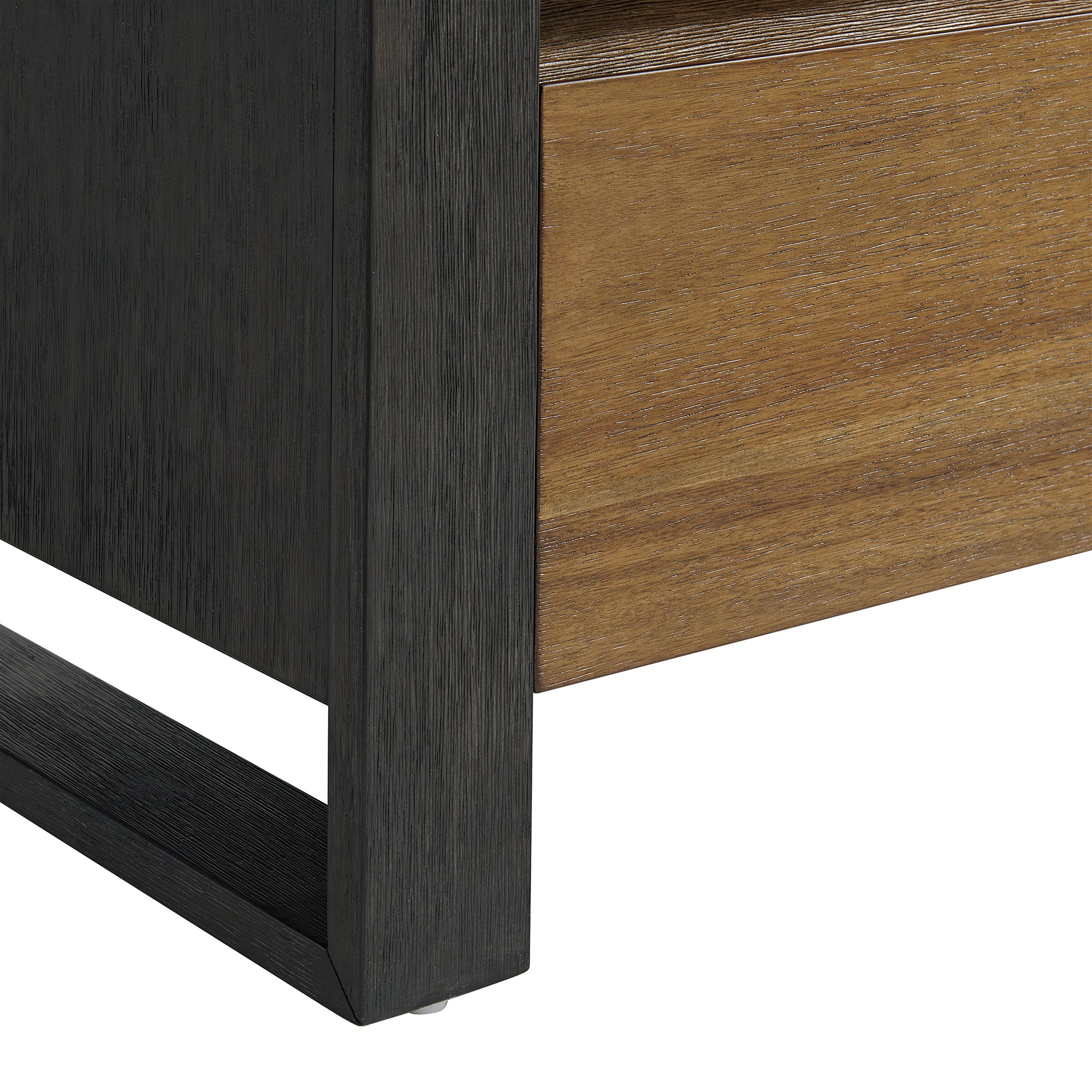 Breckenridge-5-Drawer-Chest-in-Oak-&-Black