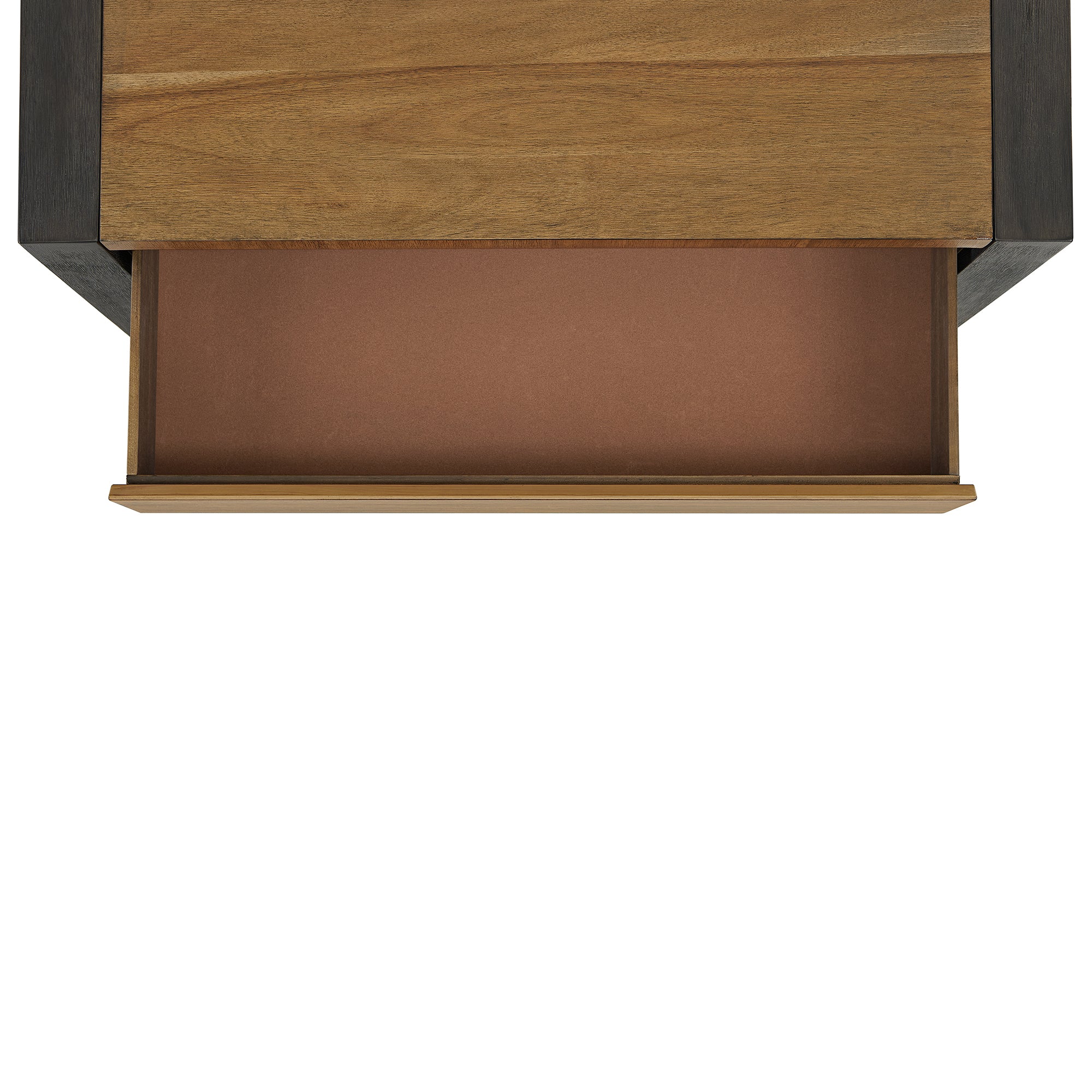 Breckenridge-5-Drawer-Chest-in-Oak-&-Black