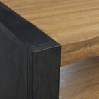 Breckenridge-Sofa-Table-in-Light-Oak-&-Black
