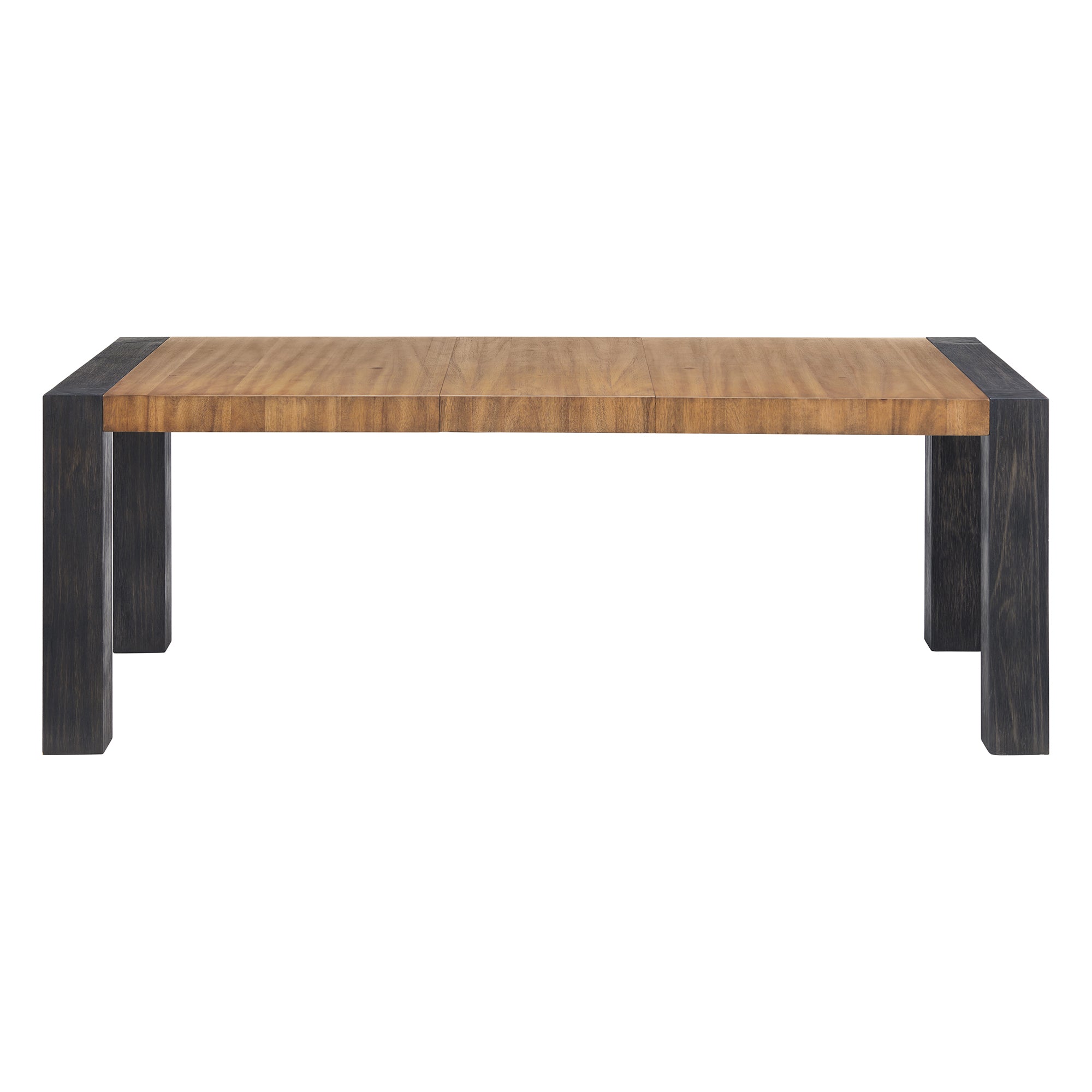 Breckenridge-Dining-Table-with-Oak-Top-and-1x18-leaf-in-Black