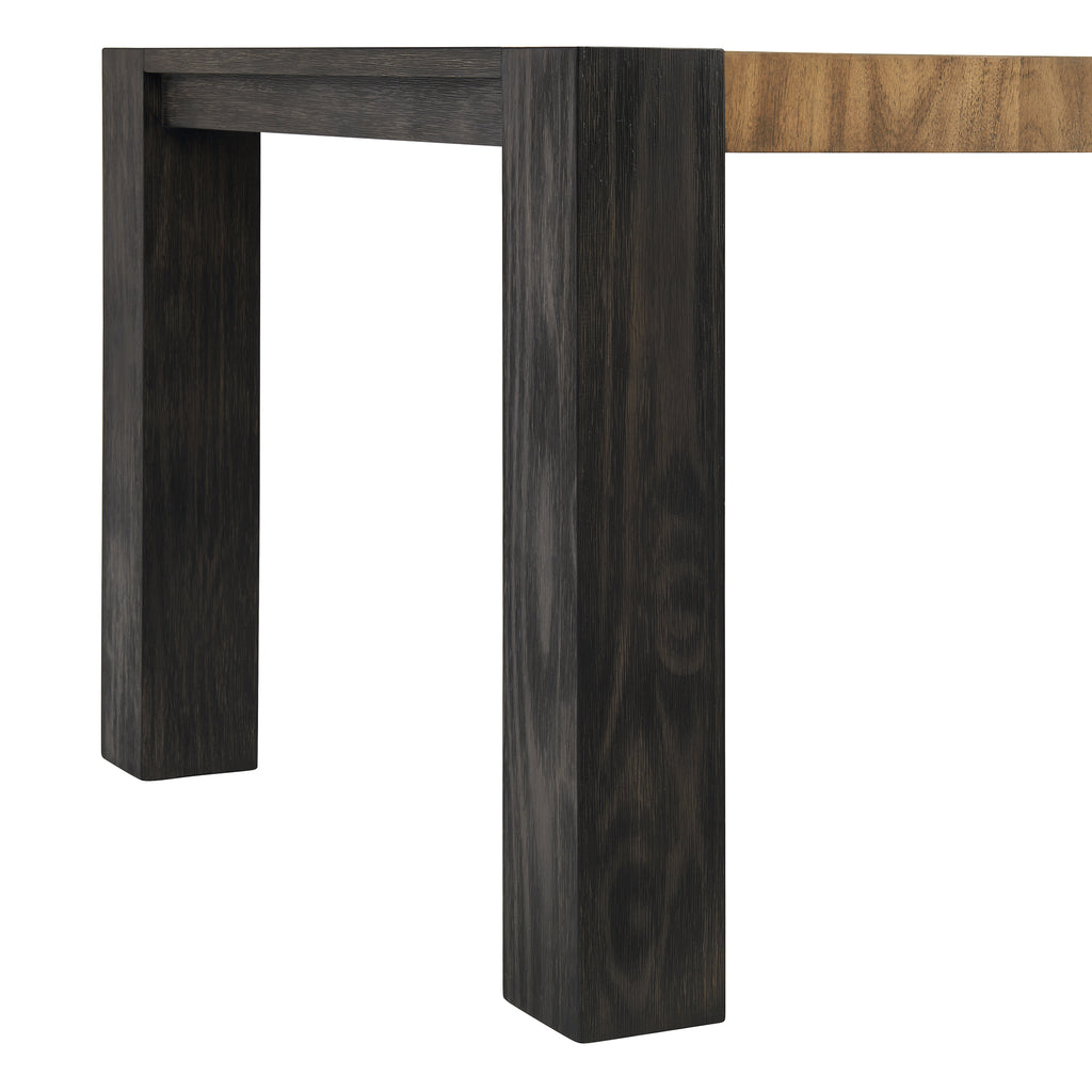 Breckenridge-Dining-Table-with-Oak-Top-and-1x18-leaf-in-Black
