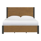Breckenridge-King-56""-Bed-in-Oak-&-Black