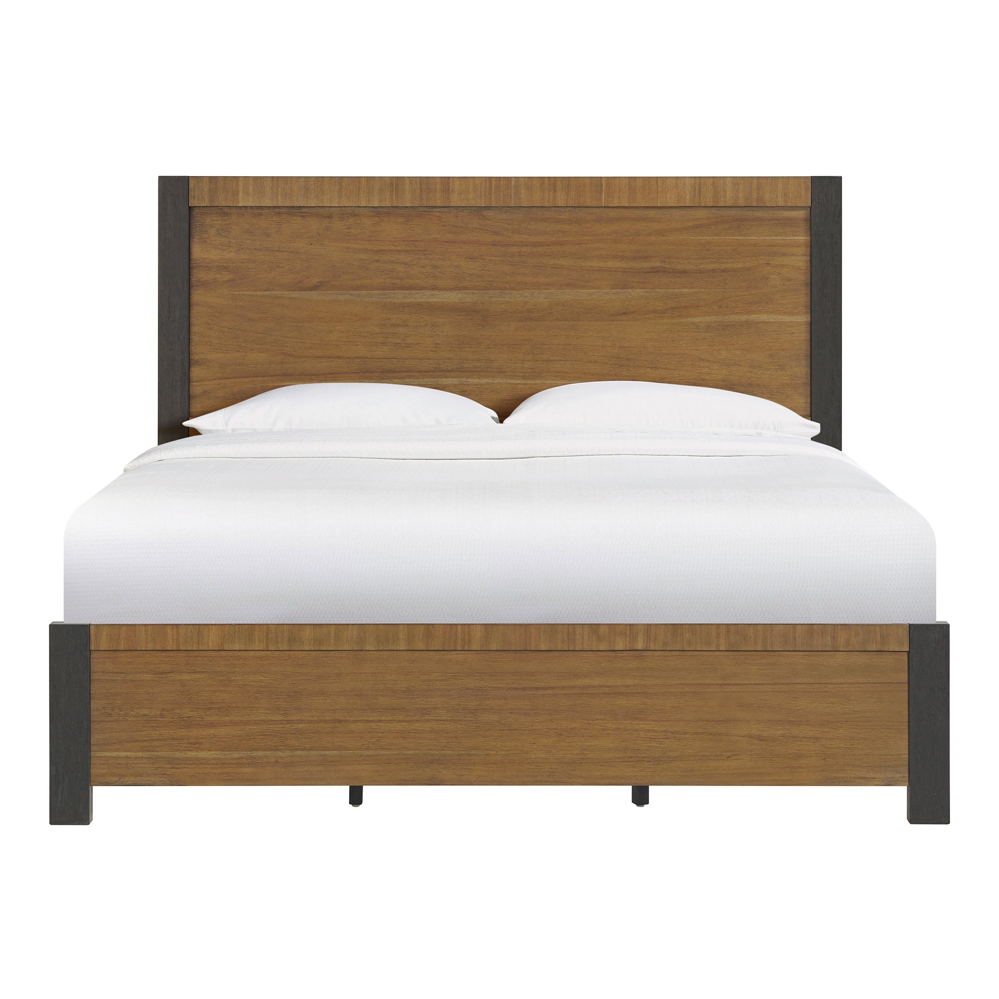 Breckenridge-King-56""-Bed-in-Oak-&-Black