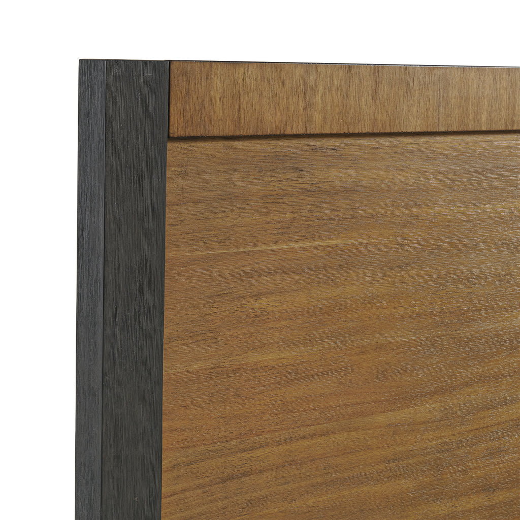 Breckenridge-Queen-56""-Bed-in-Oak-&-Black