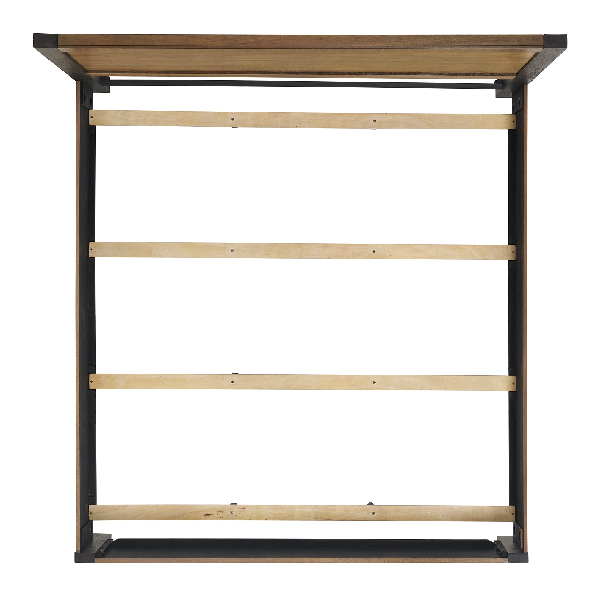 Breckenridge-King-56""-Bed-in-Oak-&-Black
