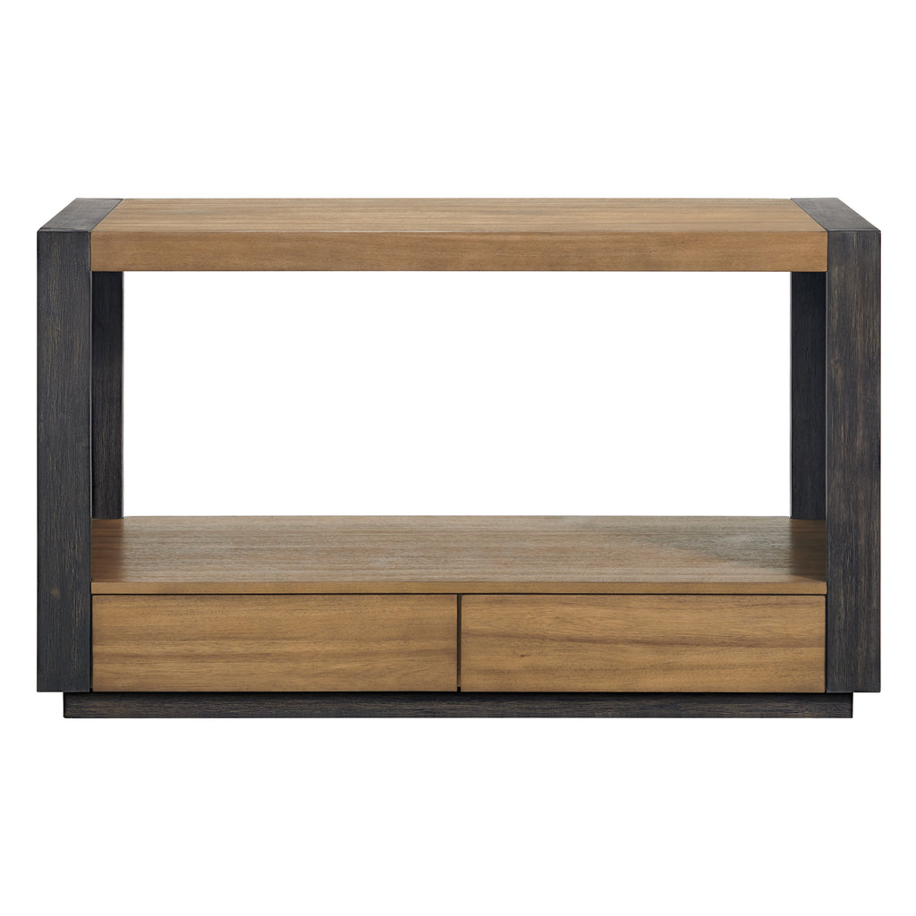 Breckenridge-Sofa-Table-in-Light-Oak-&-Black
