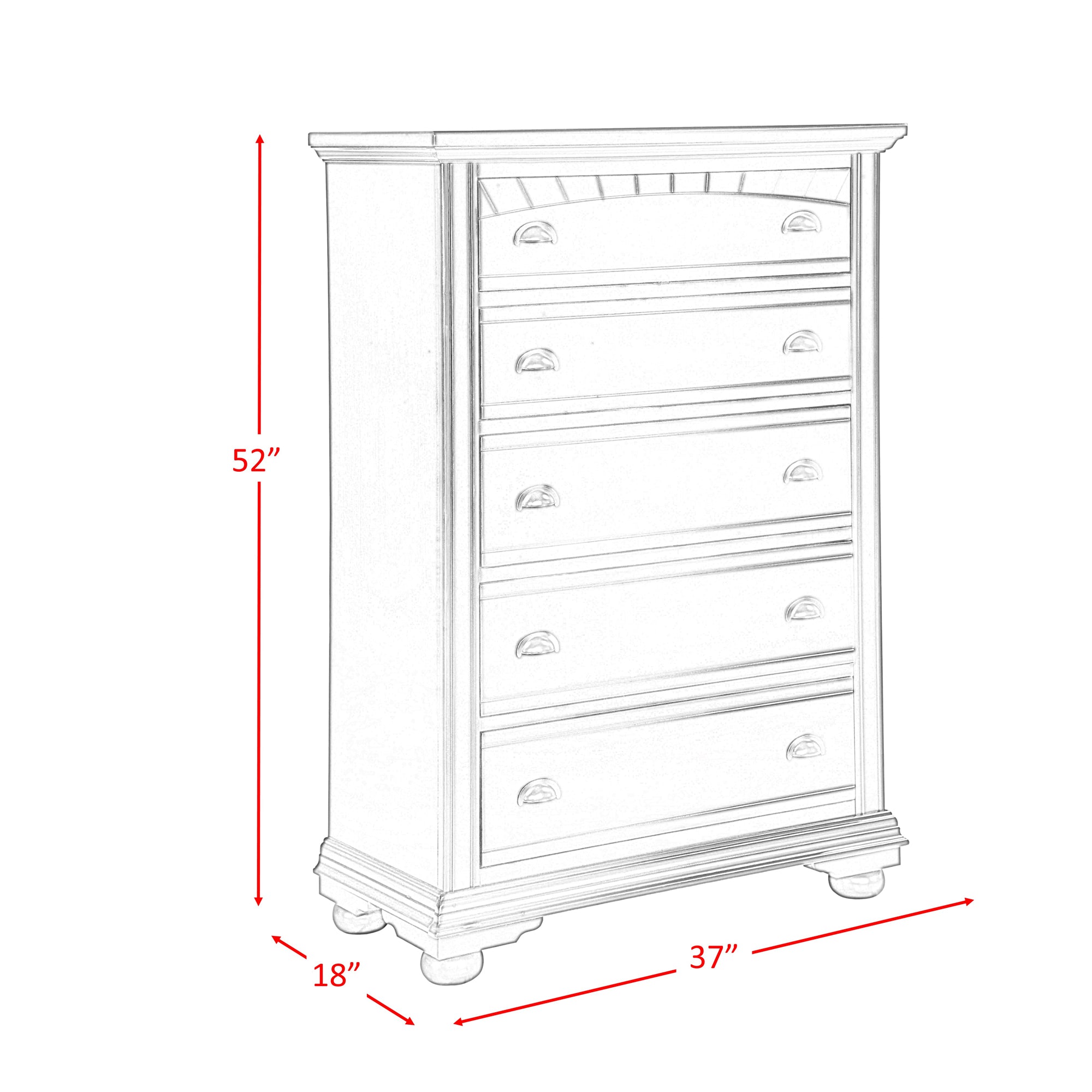 Brook-White-Twin-Panel-5PC-Bedroom-Set