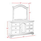 Brook-White-Dresser-&-Mirror-Set